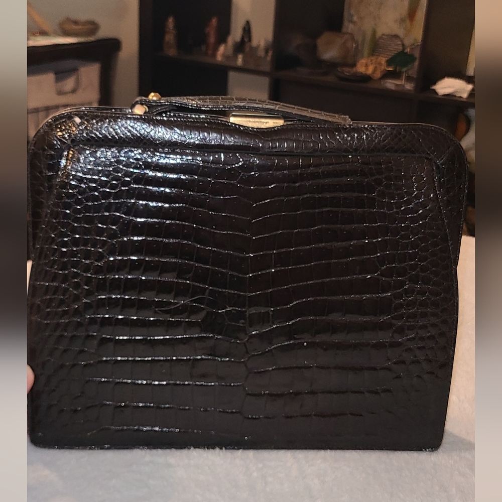 Vintage Python Skin Clutch Bag - Picture 3 of 13